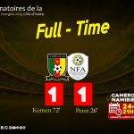 ( Éliminatoire de la CAN 2023 ) : C'est un bras de fer serré entre le Cameroun et la Namibie.